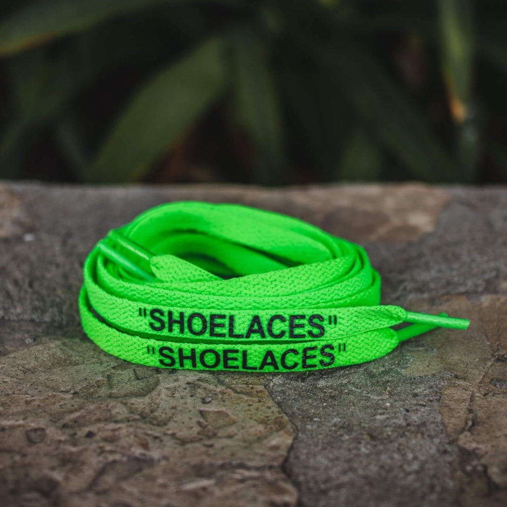 Off White green laces